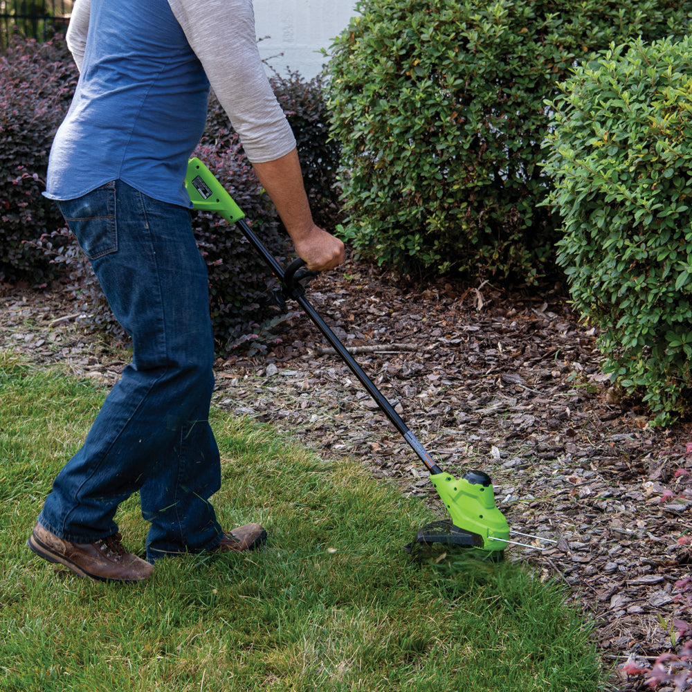 24V Cordless Lawn Mower 33cm & Grass Trimmer 25cm Set