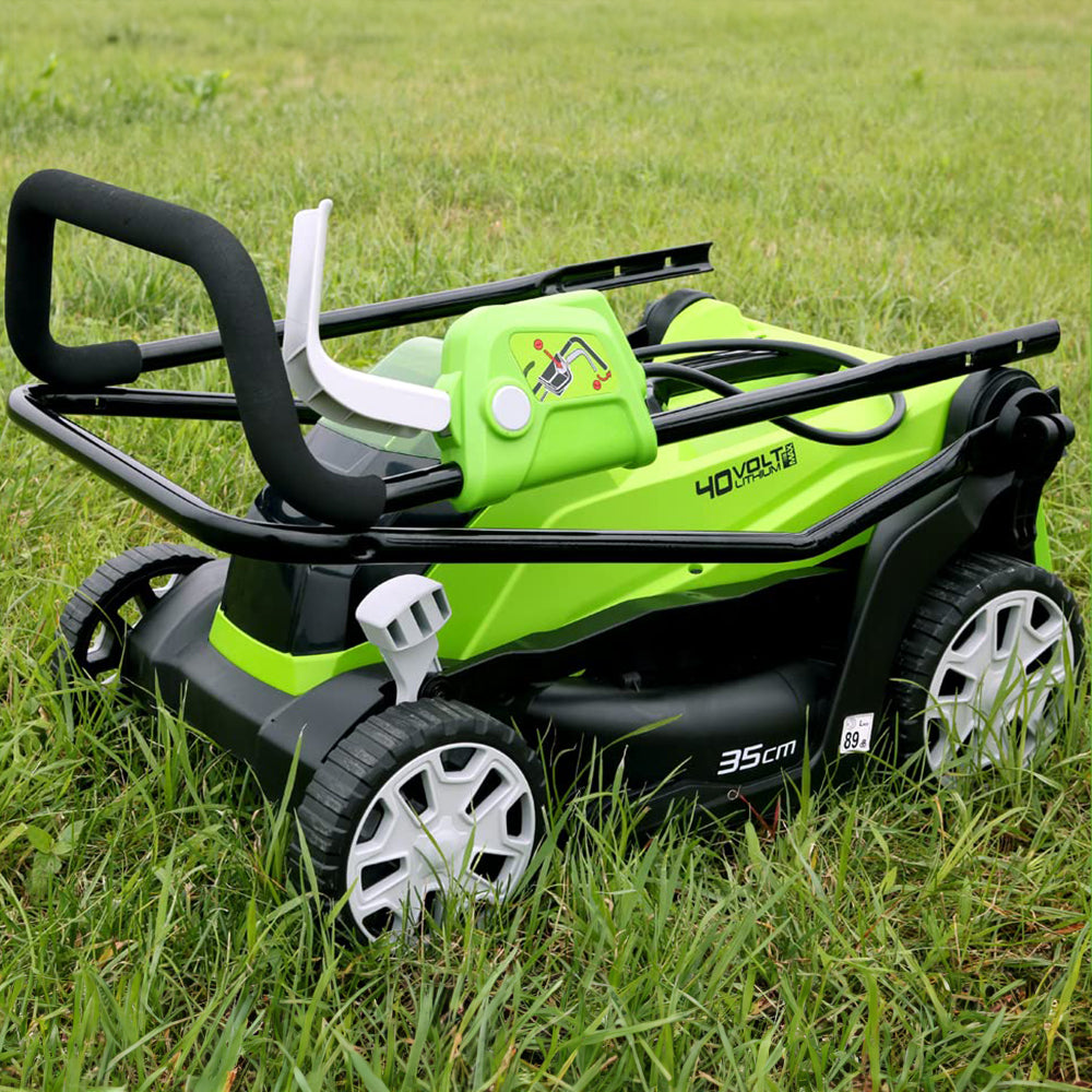 40V Cordless Lawn Mower 35cm with 2Ah Battery & Charger