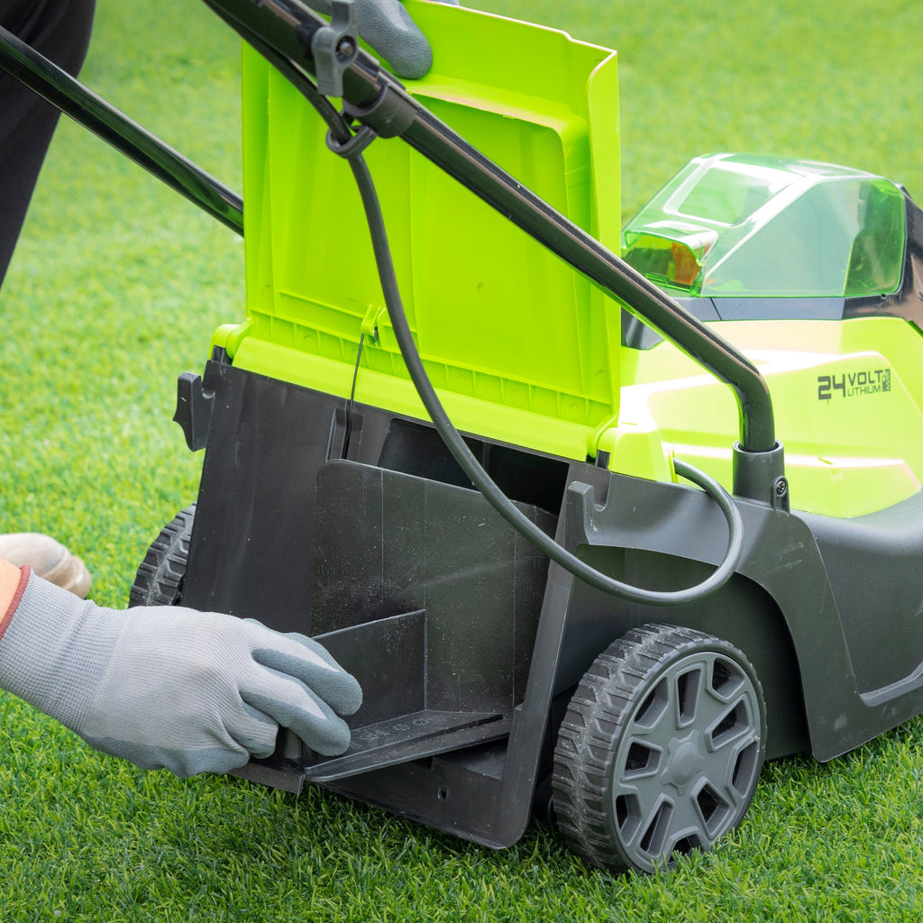 24V Cordless Lawn Mower 33cm with 2Ah Battery & Charger