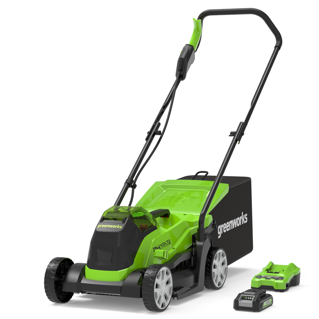 24V Lawn Mower 33cm - 2Ah Battery