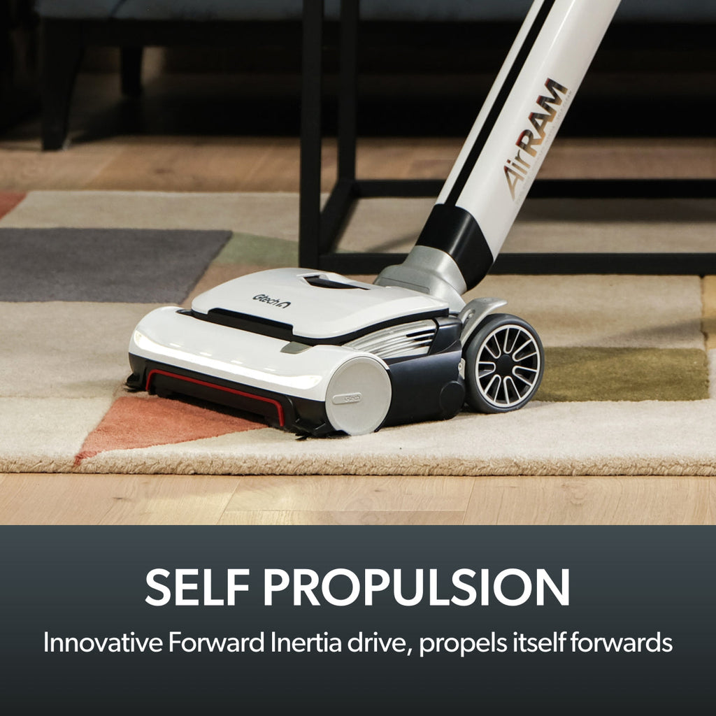 Cordless Upright Vacuum Cleaner with Dual Edge Cleaning and Voice Guidance