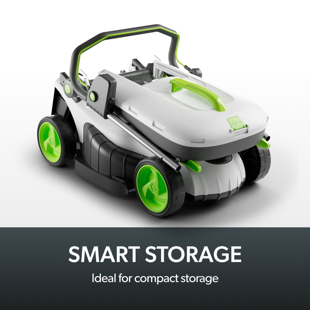 48V Cordless Lawn Mower, 42cm Cut with 50L Grass Box
