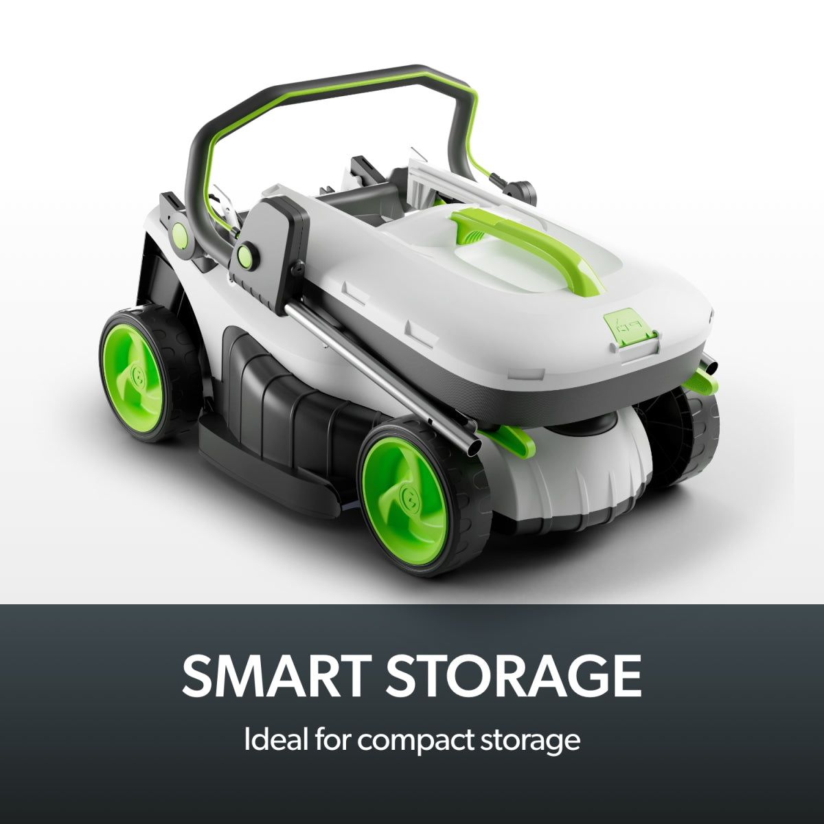 48V Cordless Lawn Mower, 42cm Cut with 50L Grass Box