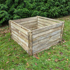 605 Litre Wooden Compost Bin – Medium Slatted Garden Composter