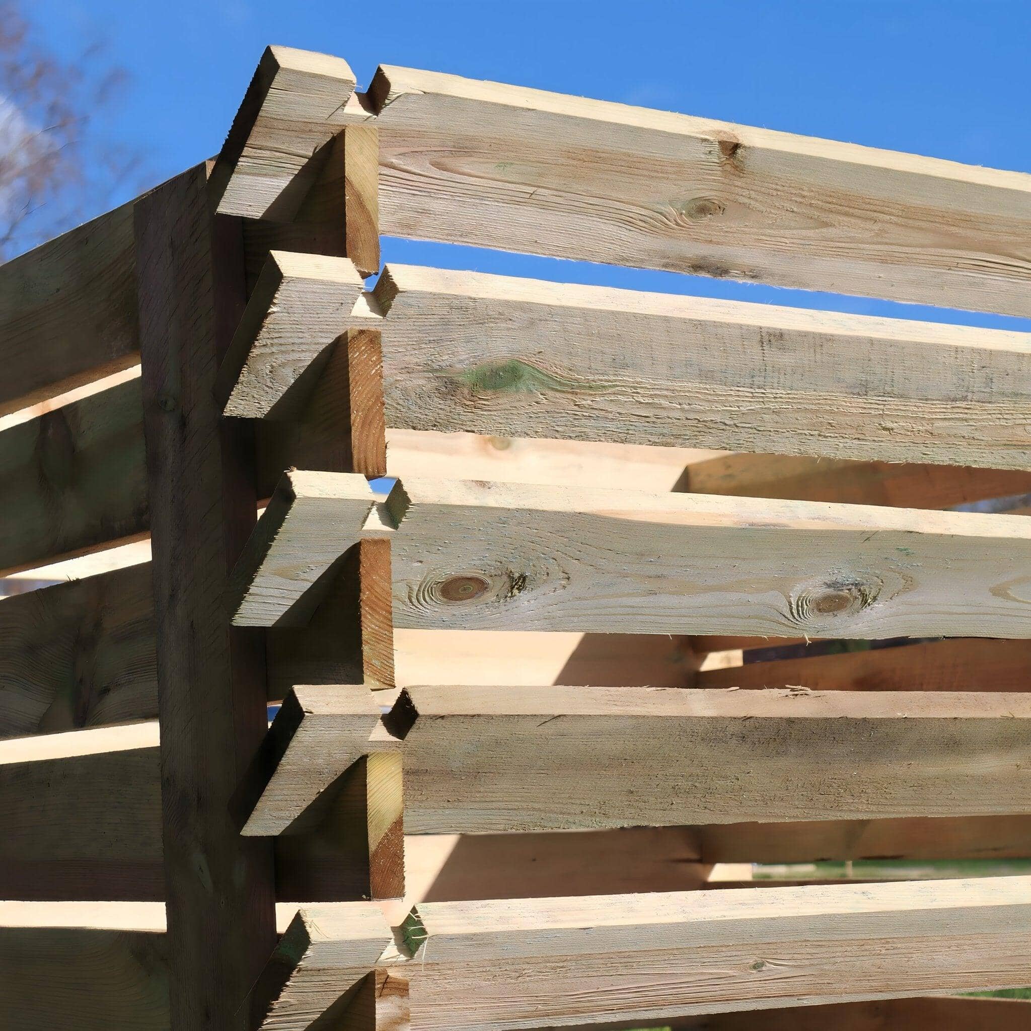 897 Litre Easy Fill Wooden Compost Bin – Extra Large Pressure-Treated Pine